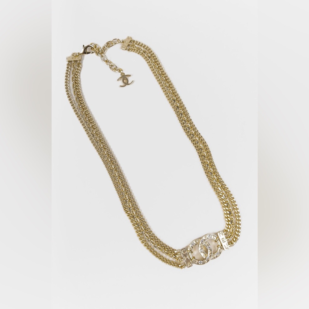 CHANEL Gold Chain Necklace